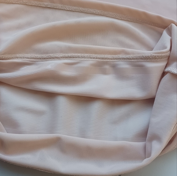 Yummie by Heather Thompson 3 in 1 Bustless Nude Blush Sz L Slip Shapewear - Picture 11 of 16